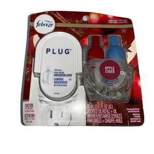 Febreze Limited Edition Plug In Oil Warmer and Refill - Apple Cider